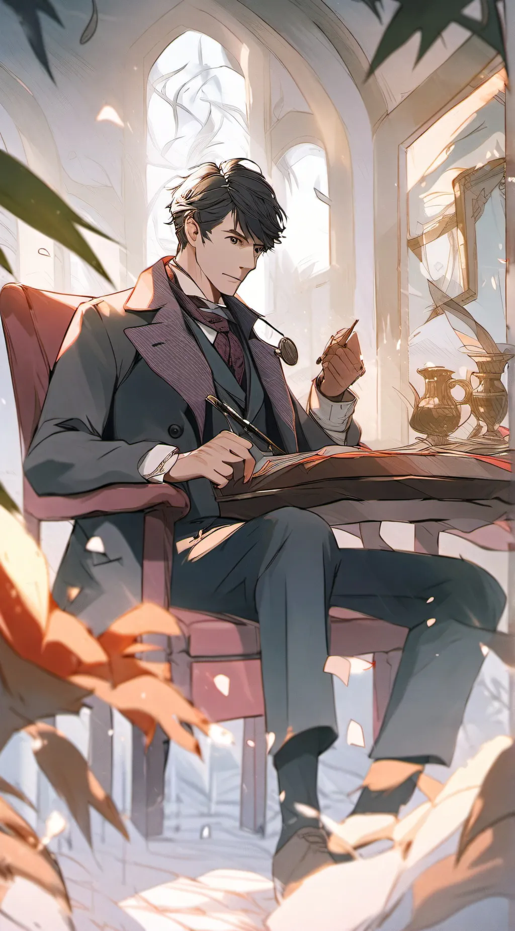 ai character: Sherlock Holmes  background