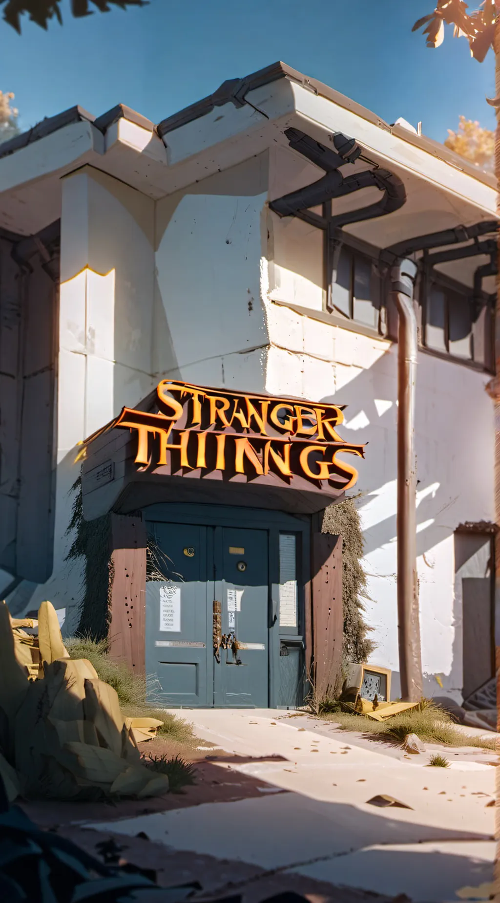 ai character: Stranger Things background