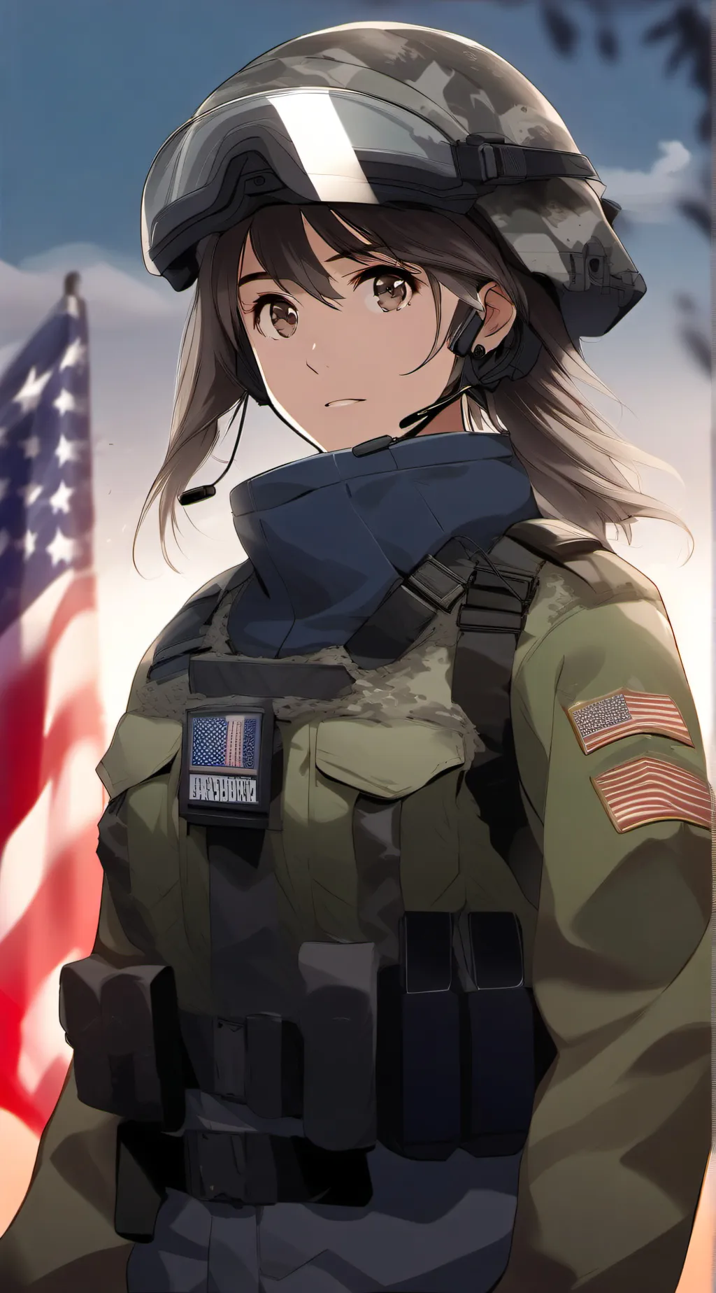 ai character: Sgt Parker, Marine background