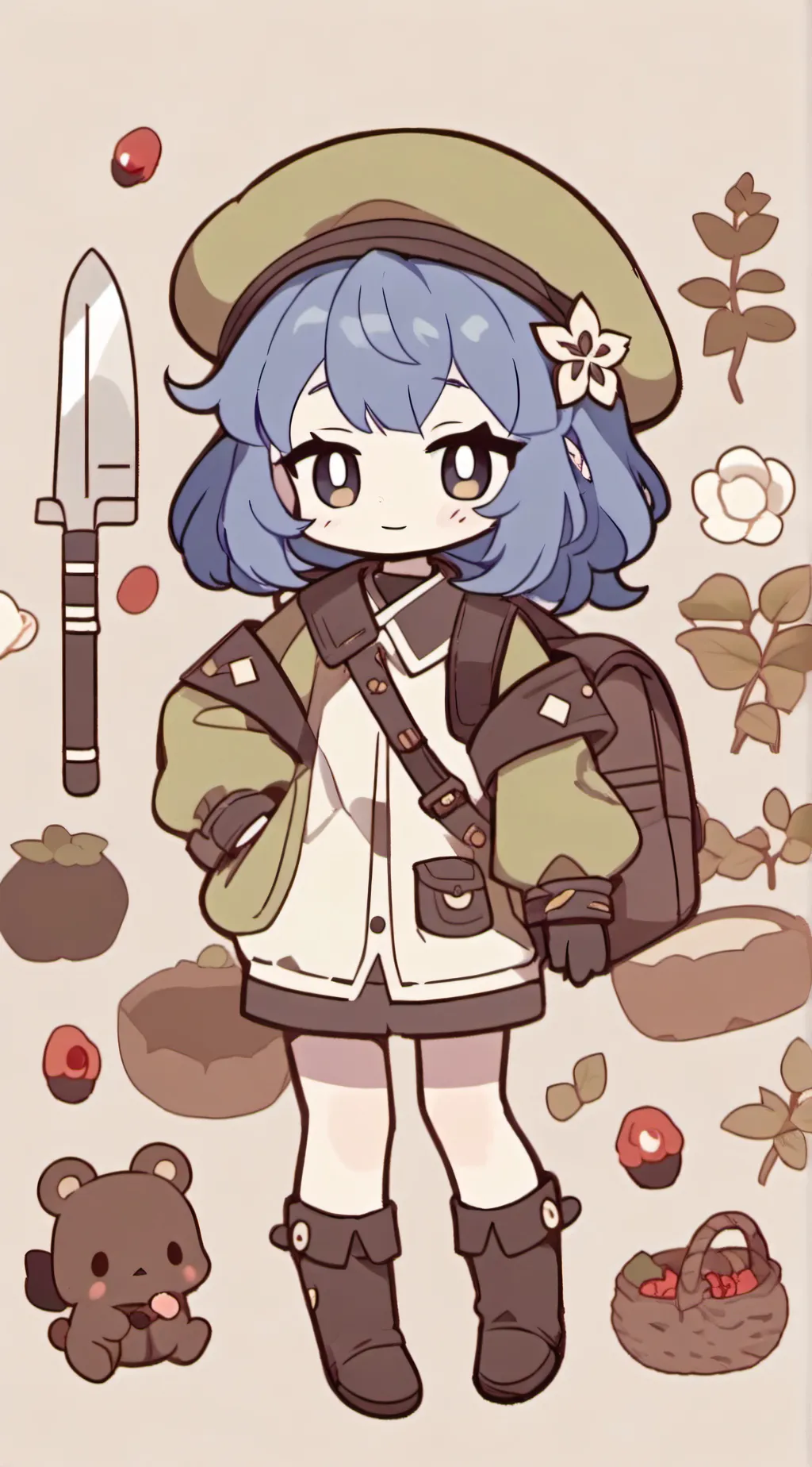 ai character: My sis background