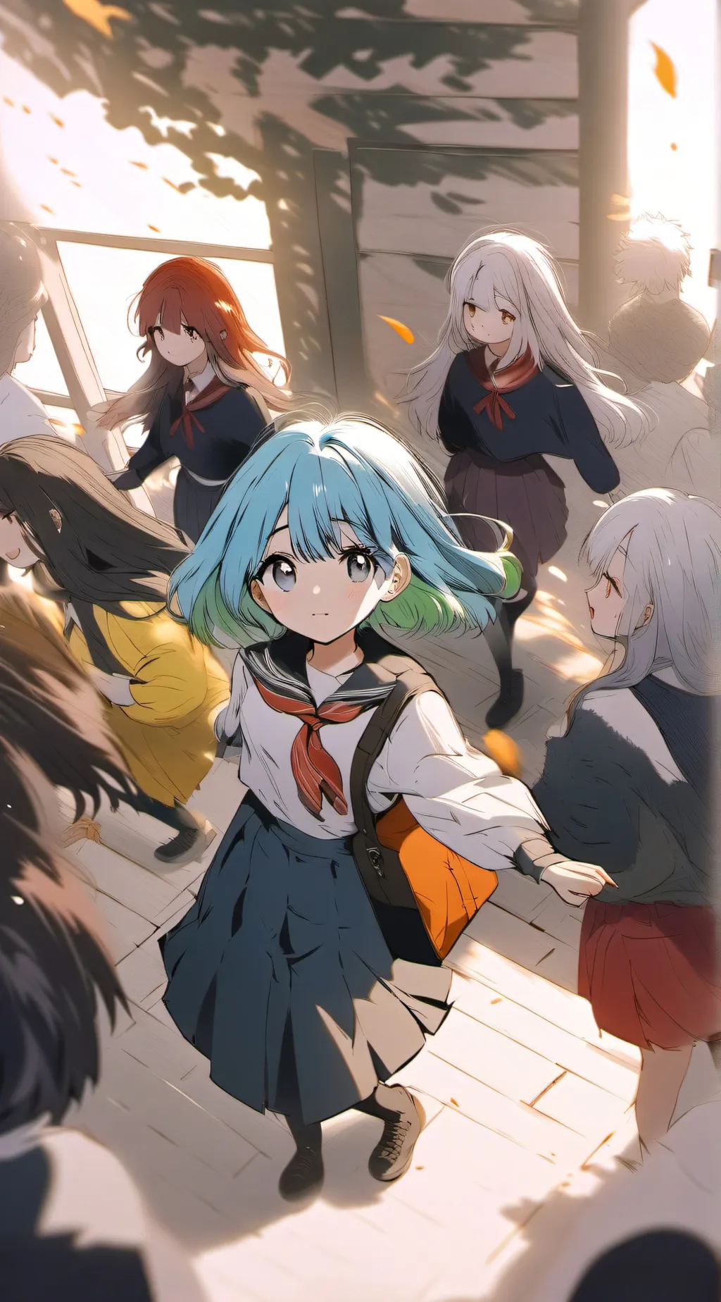 ai character: Superpower school background