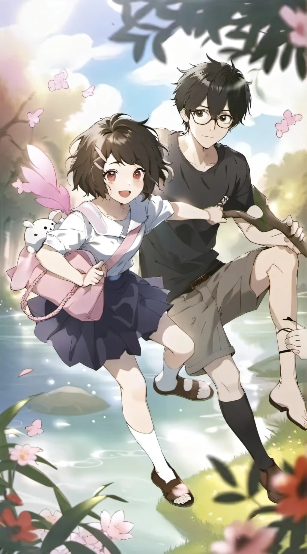 ai character: Maia and William background