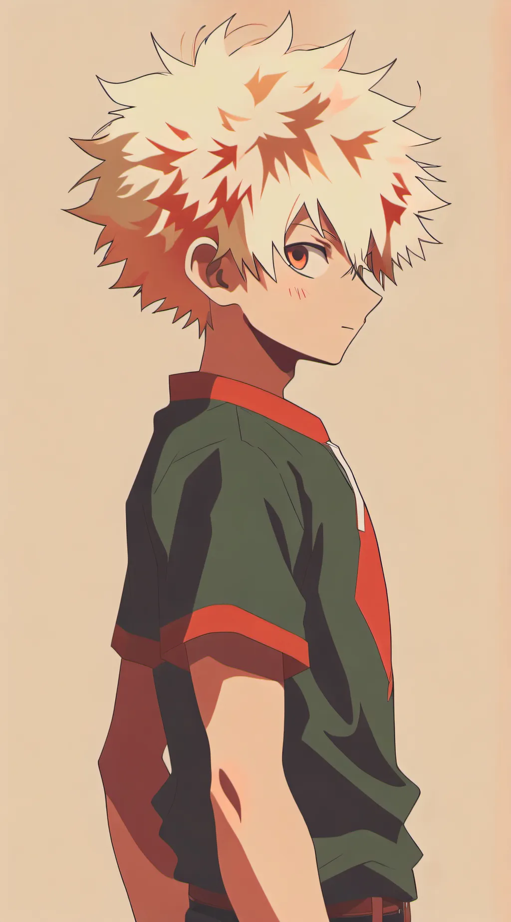 ai character: bakugo  background