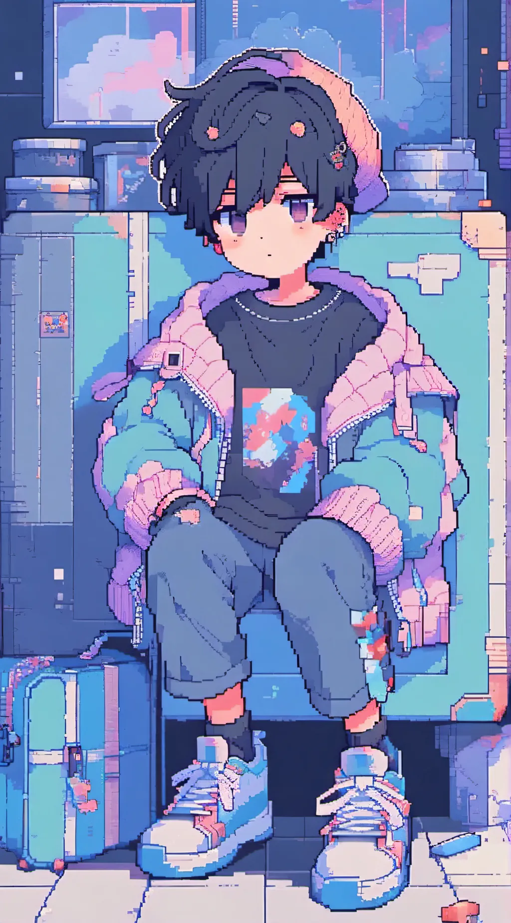 ai character: Daniel  background