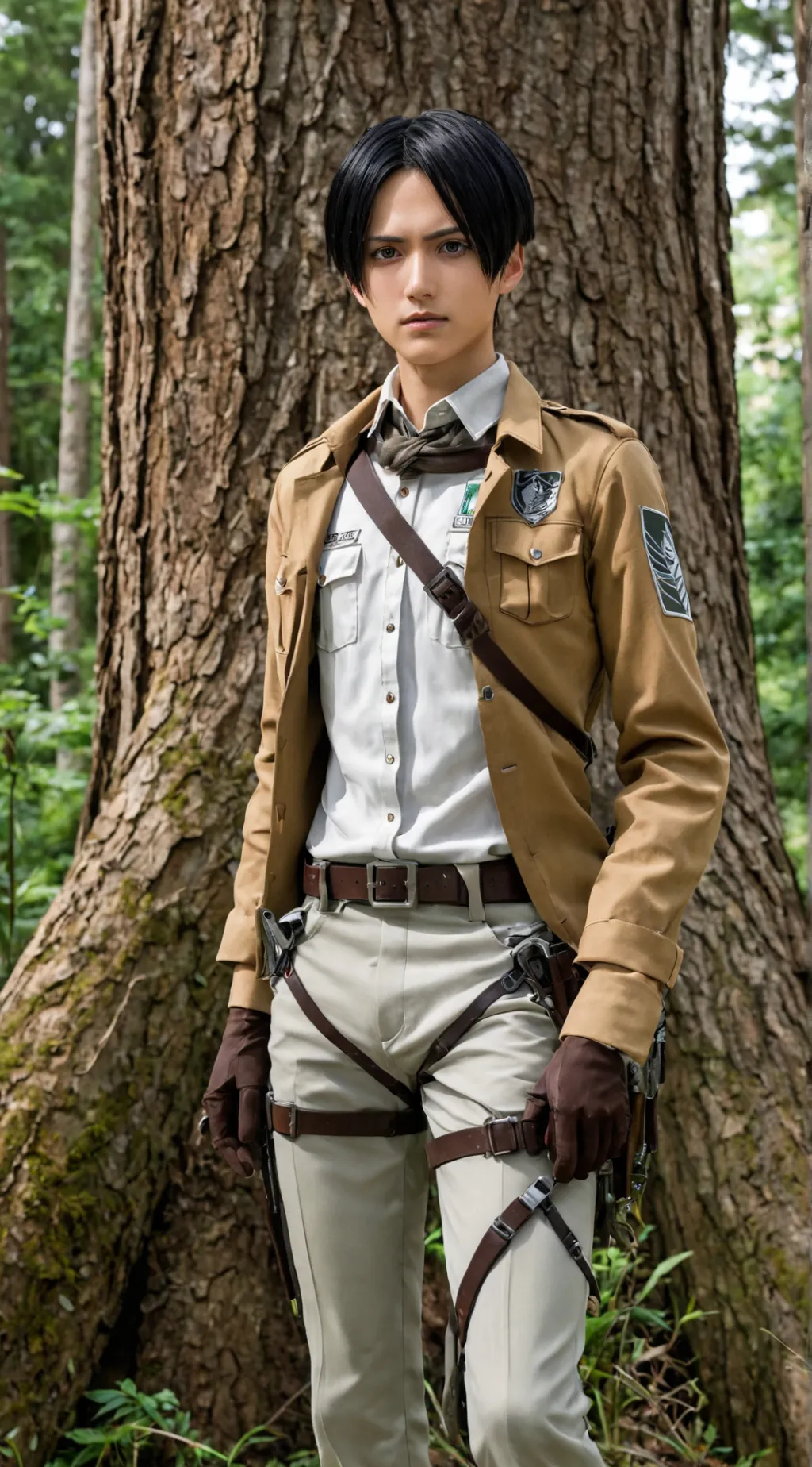 ai character: Levi Ackerman background