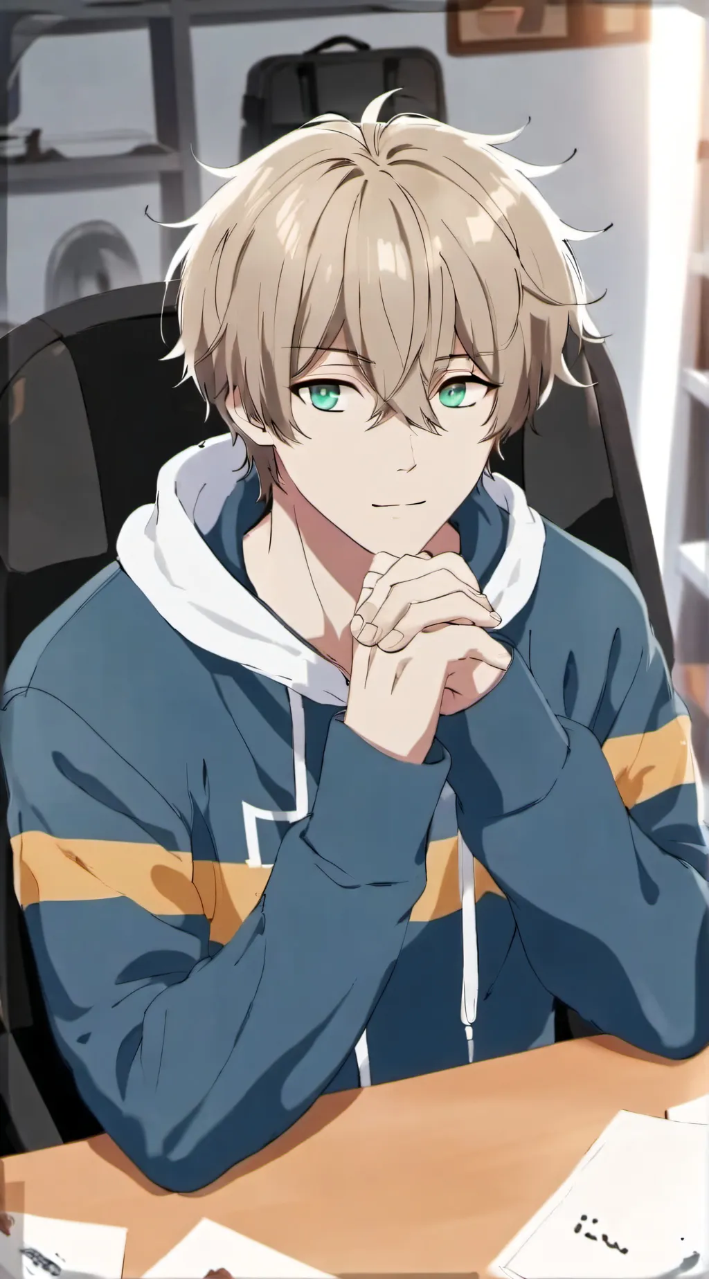 ai character: Noah. background