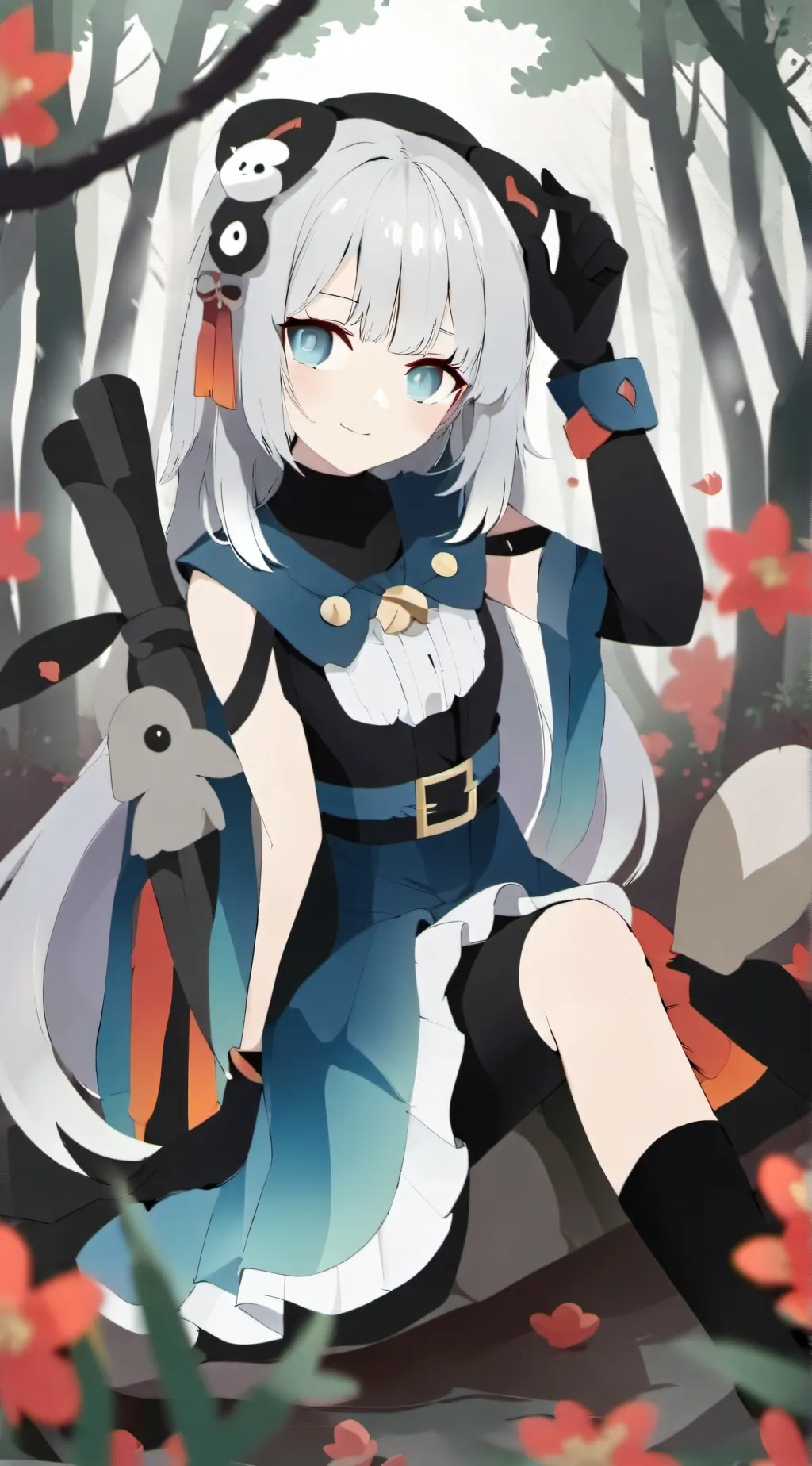 ai character: school for girls background
