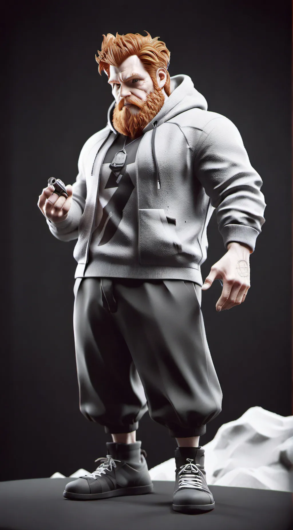 ai character: Caseoh background