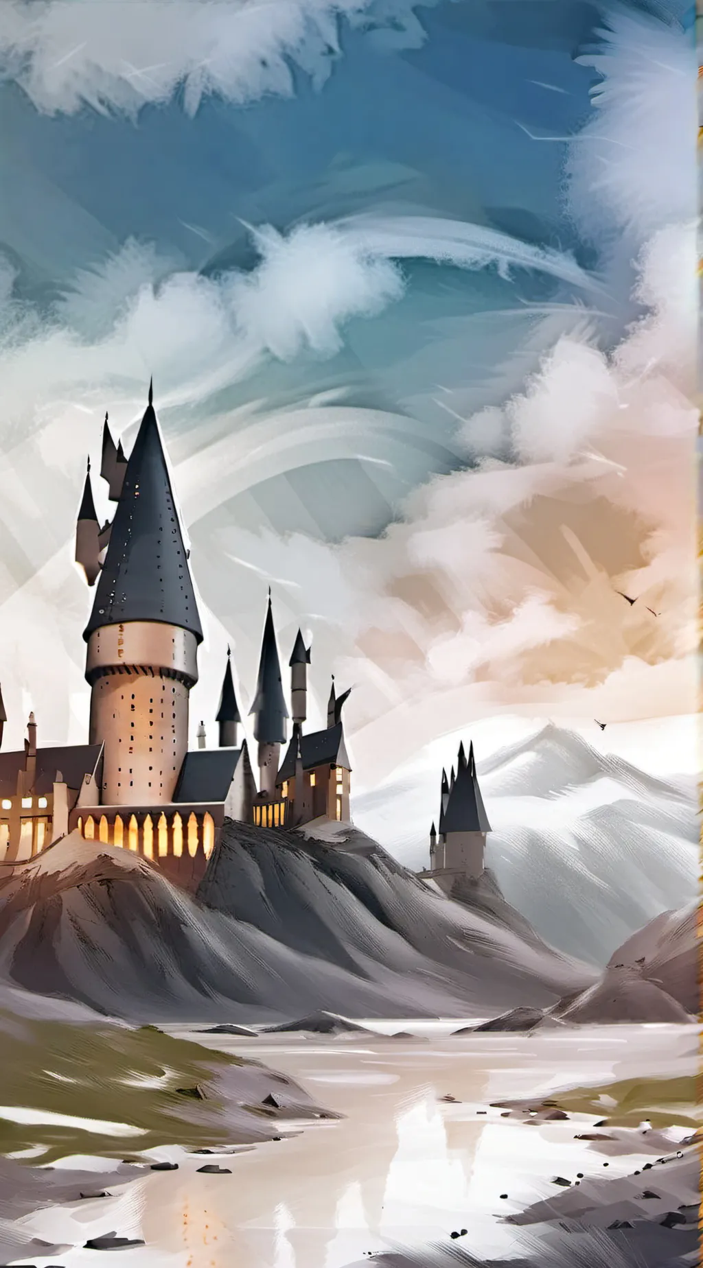 ai character: Hogwarts background