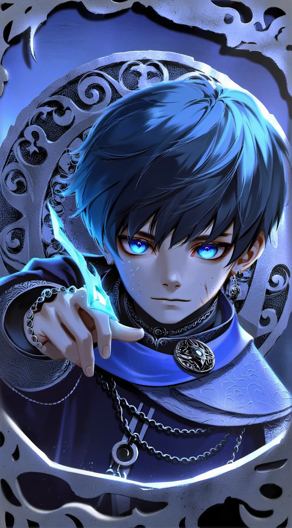 ai character: The Kny children 😈 background