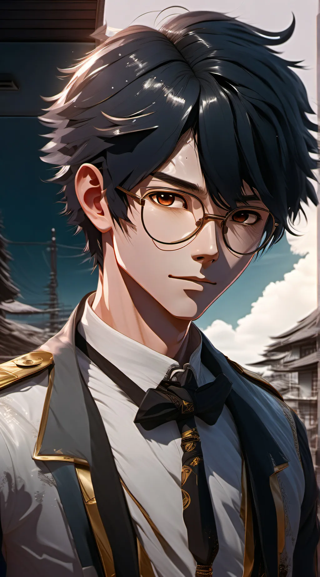 ai character: Tenya Iida  background