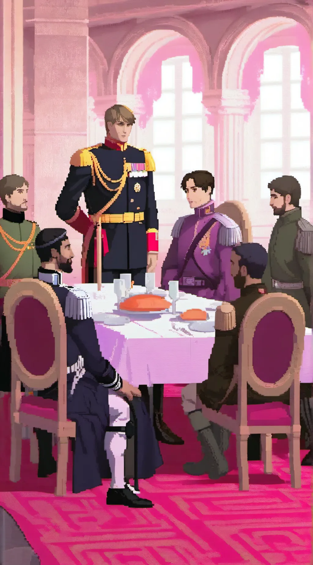 ai character: King Lèon  background