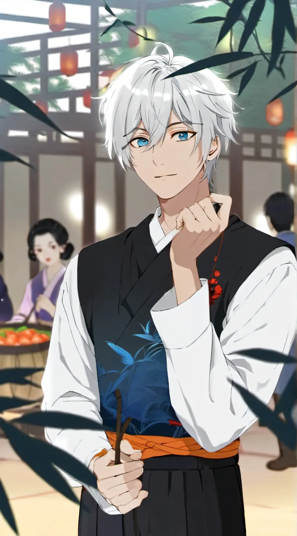 ai character: gojo and itadori background