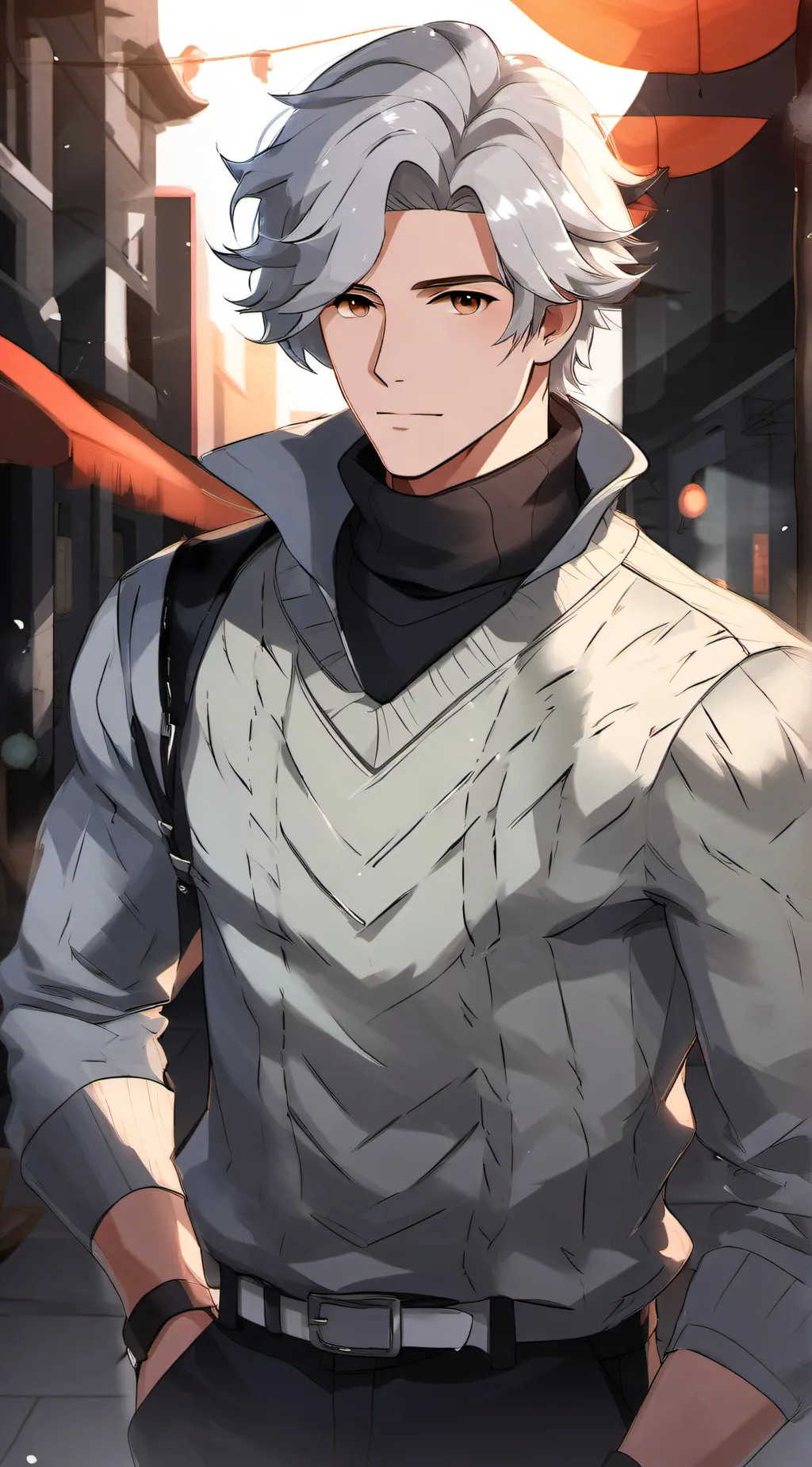 ai character: Massimo  background