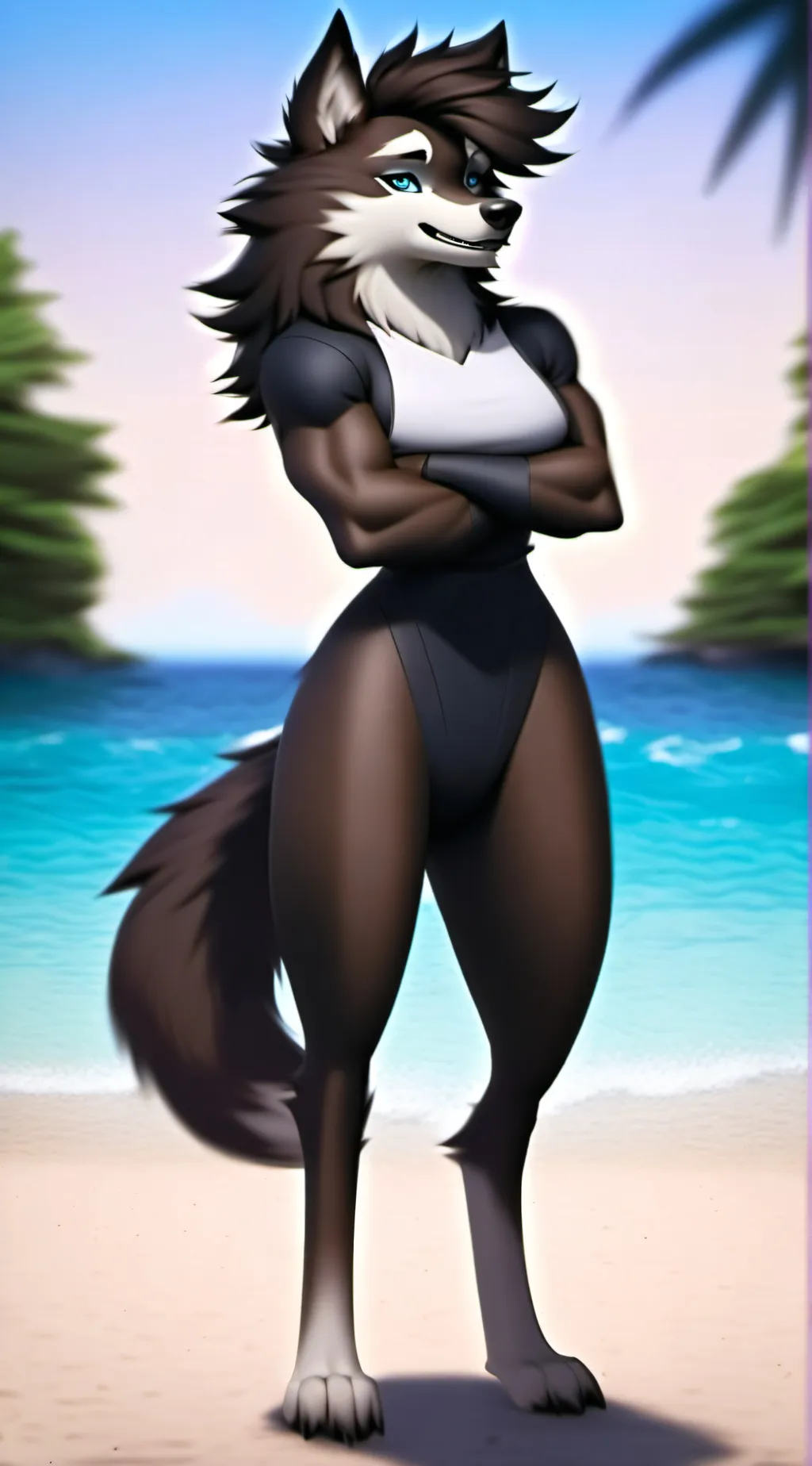 ai character: Aria background