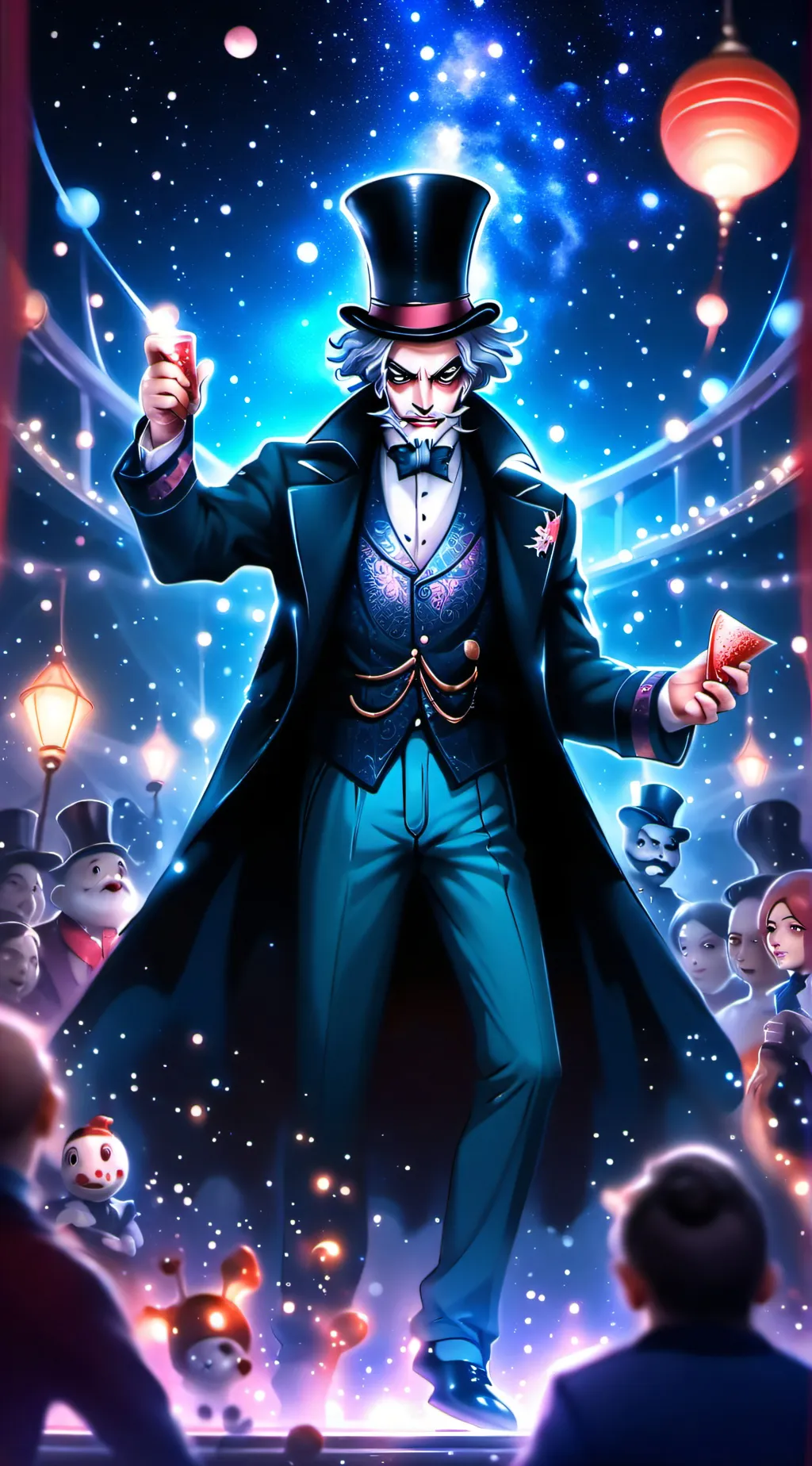 Talkie Profile evil circus | Talkie AI, image size:1024x1848