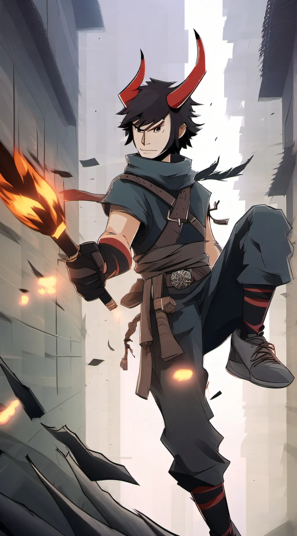 ai character: Devilninja background