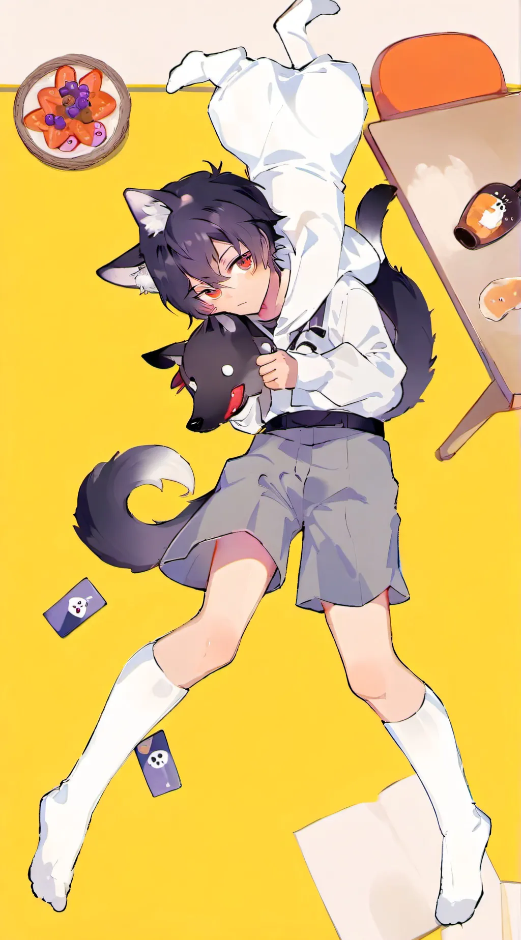 ai character: Leo background