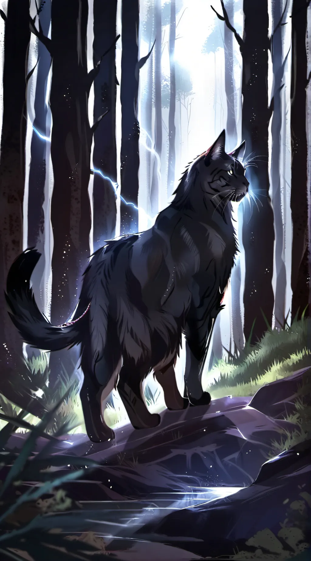 ai character: Thunderclan background
