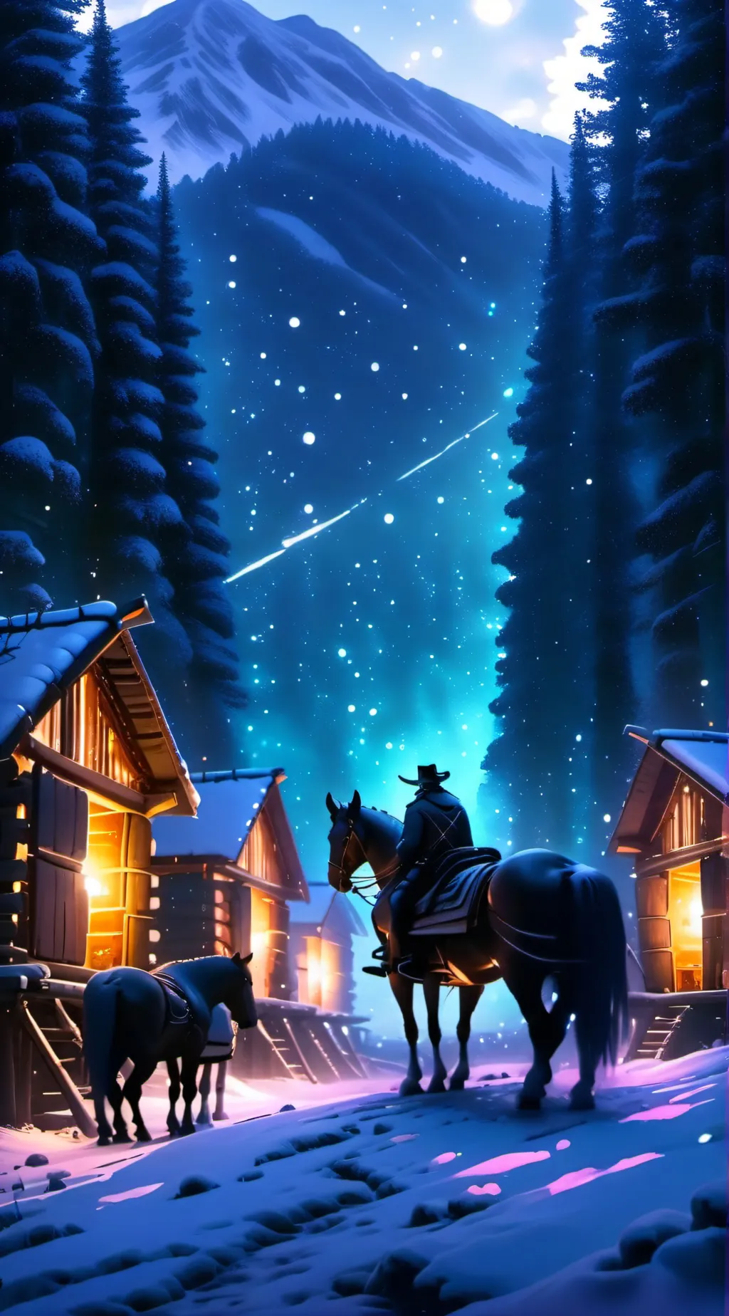 ai character: Horse Summer Camp background