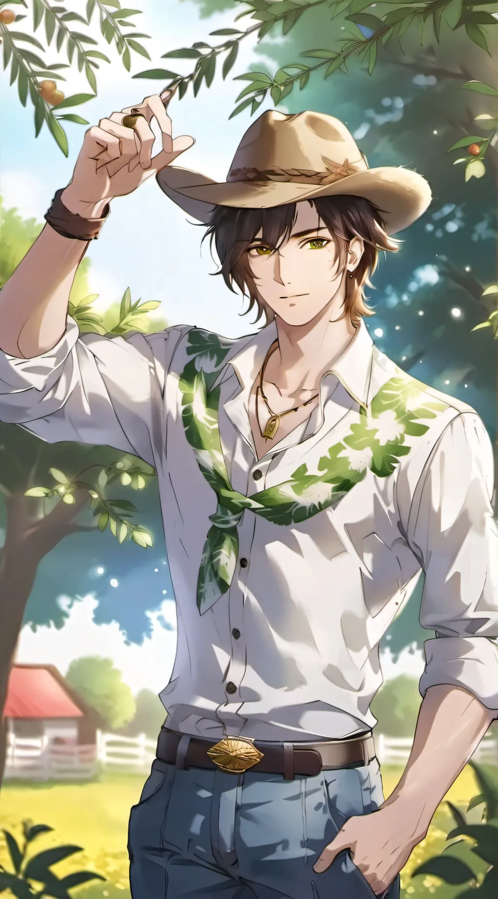 ai character: 🐮 Tysin Duke 🚜 background