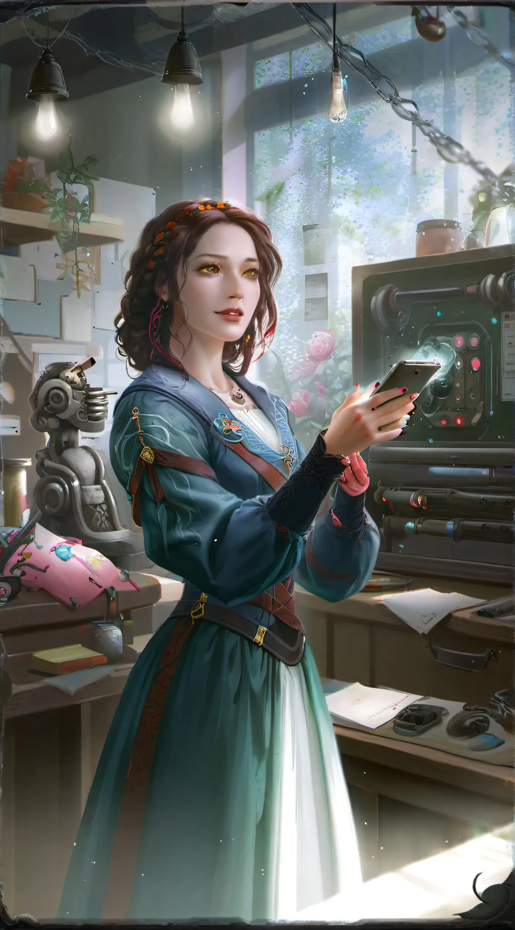 ai character: Dr. Lyra Quinn background