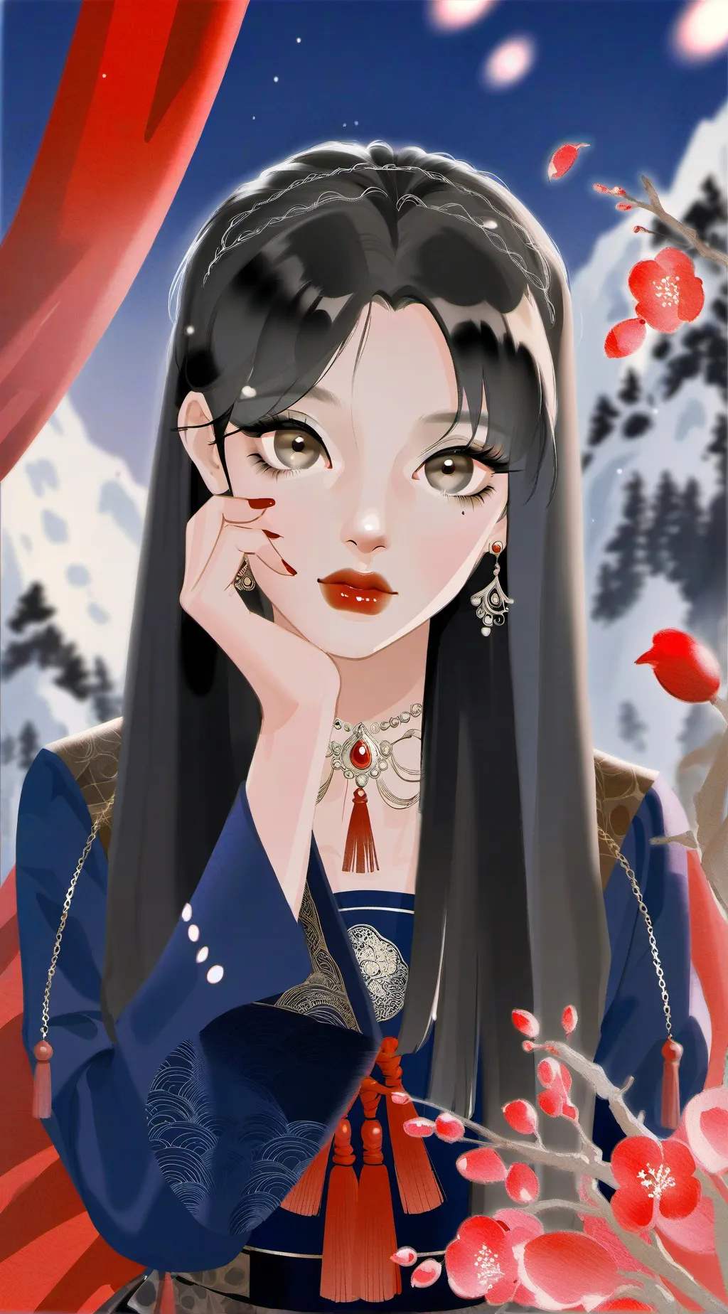 ai character: Loona  background