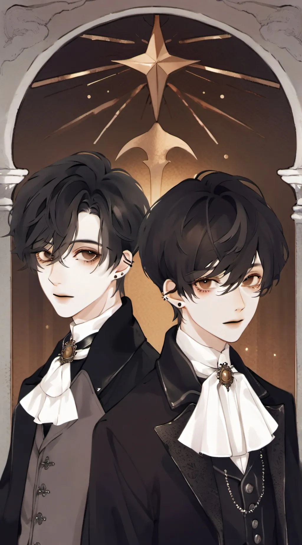 ai character: Luci and Asmo background