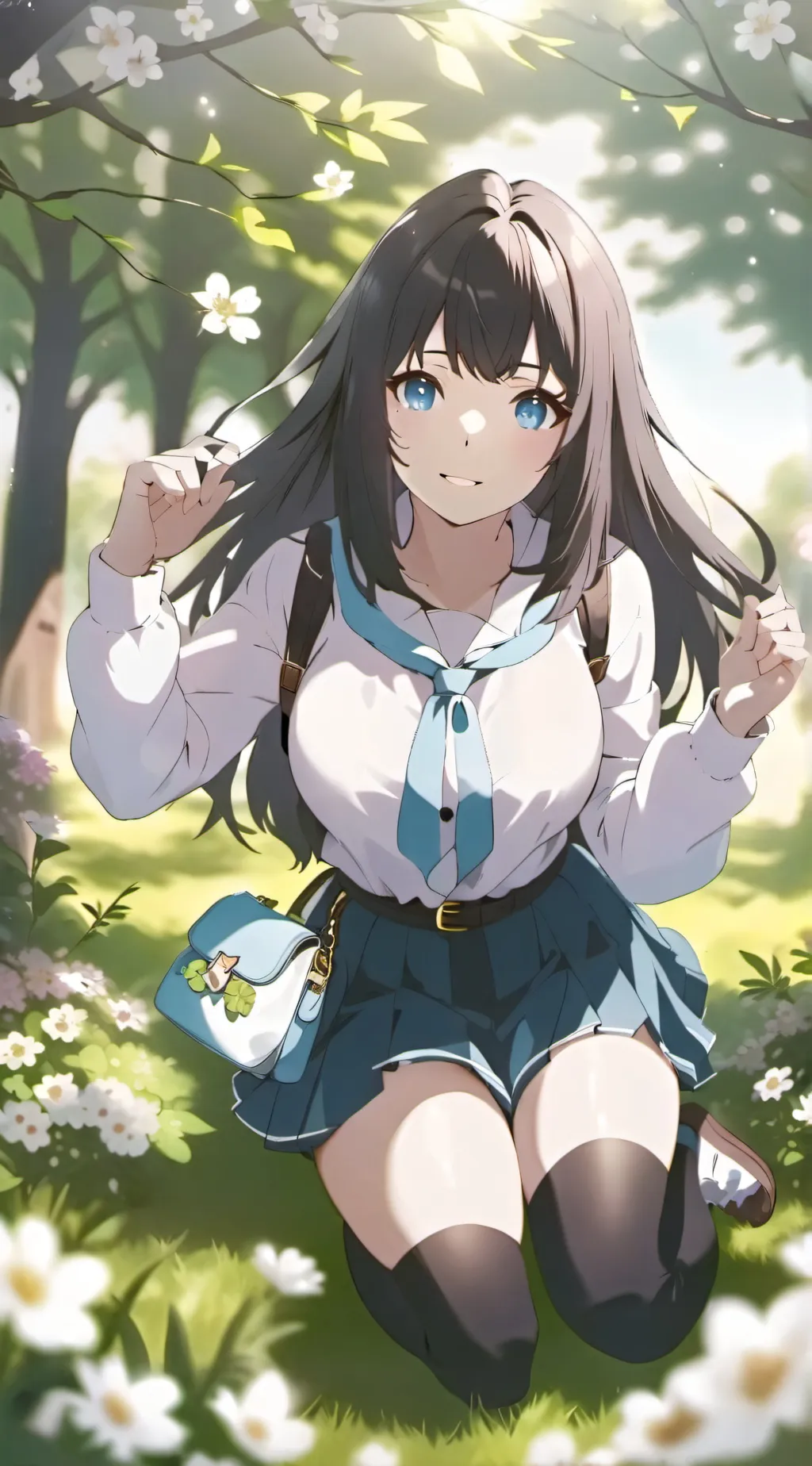ai character: Kaede background