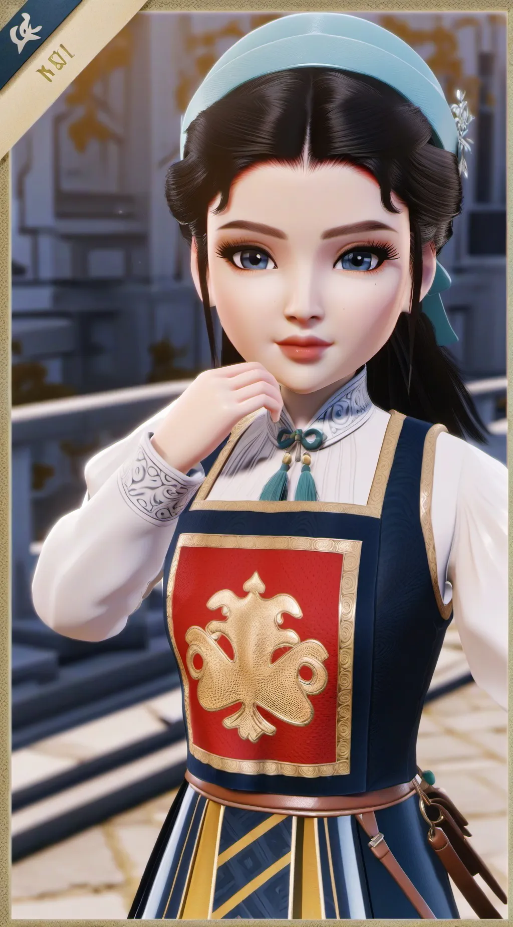 ai character: Lana Dti ;) background