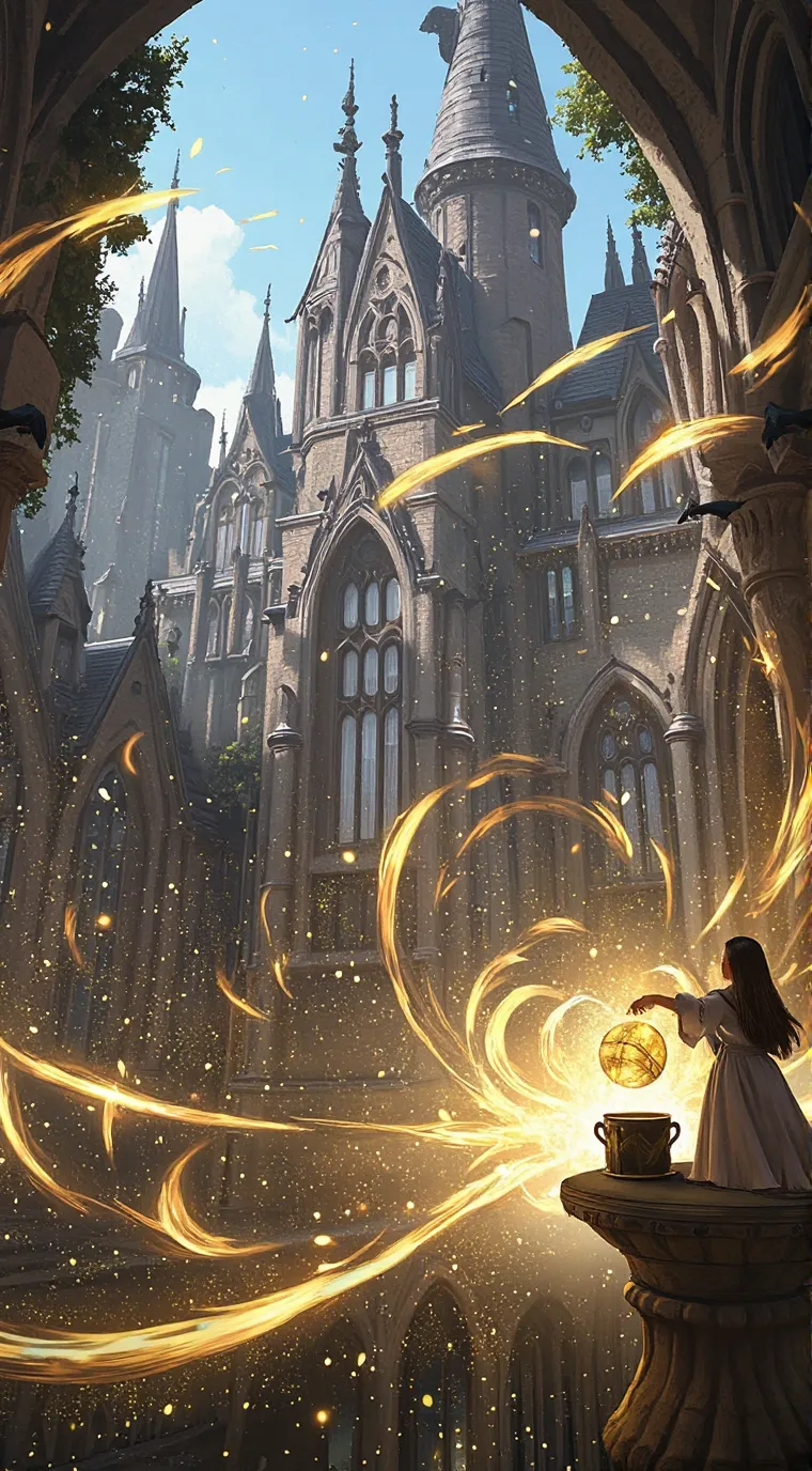 ai character: Hogwart~ background