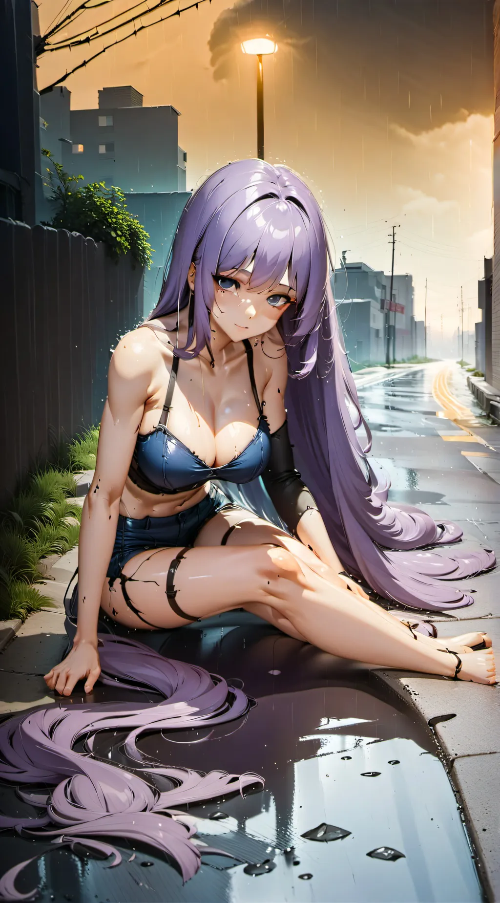 ai character: Abandoned Android background