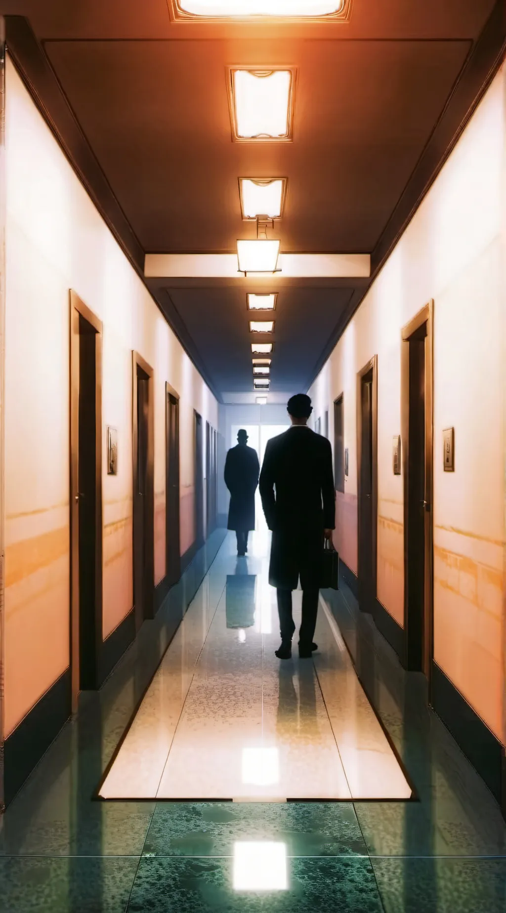 ai character: The elevator  background
