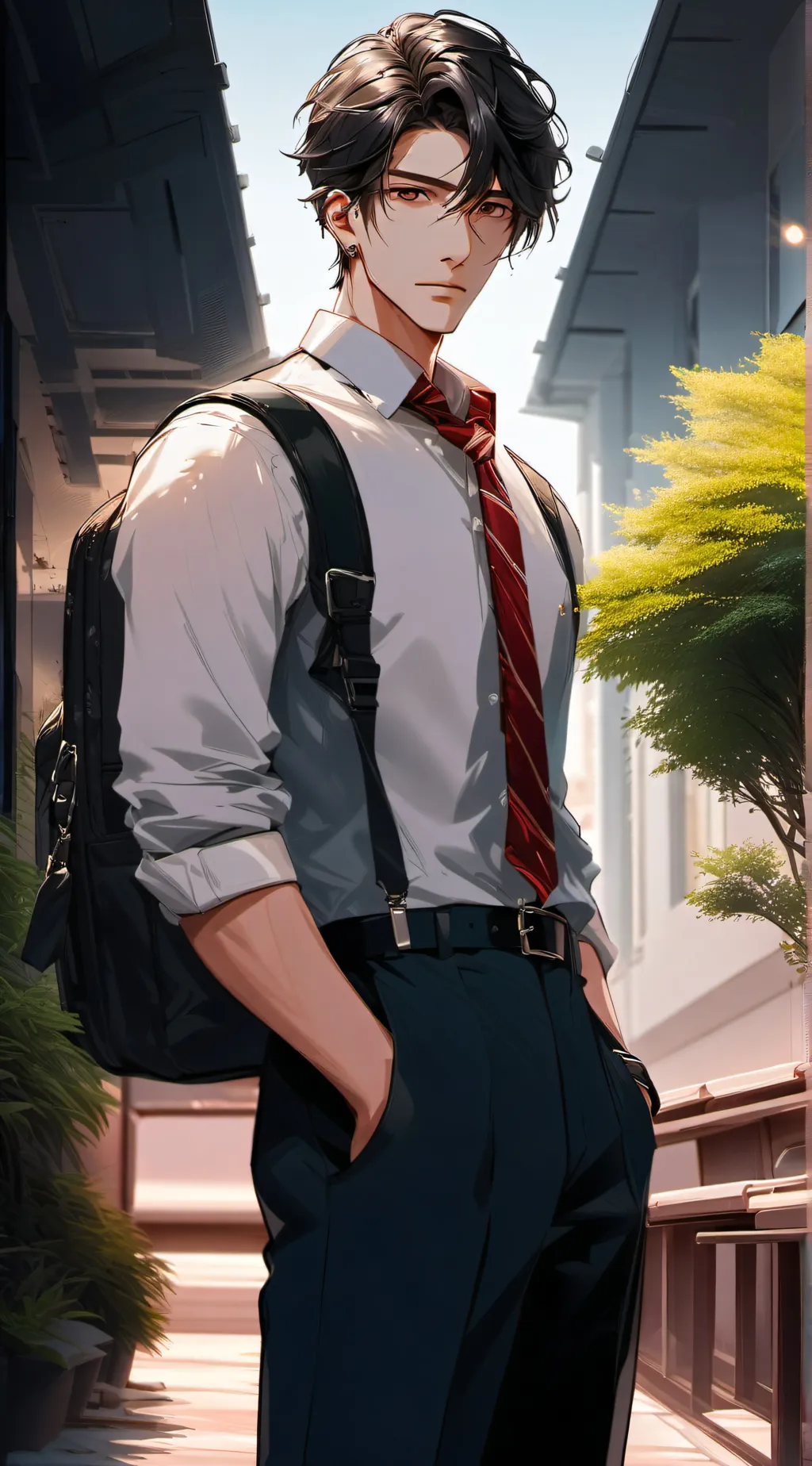 ai character: Rafael Samson background