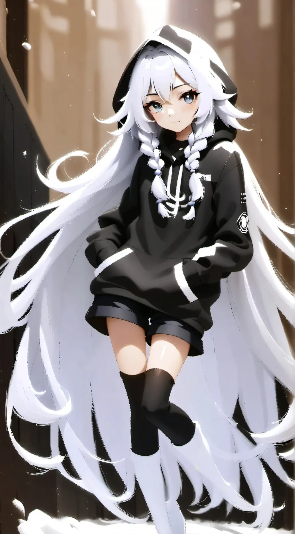 ai character: High school life background