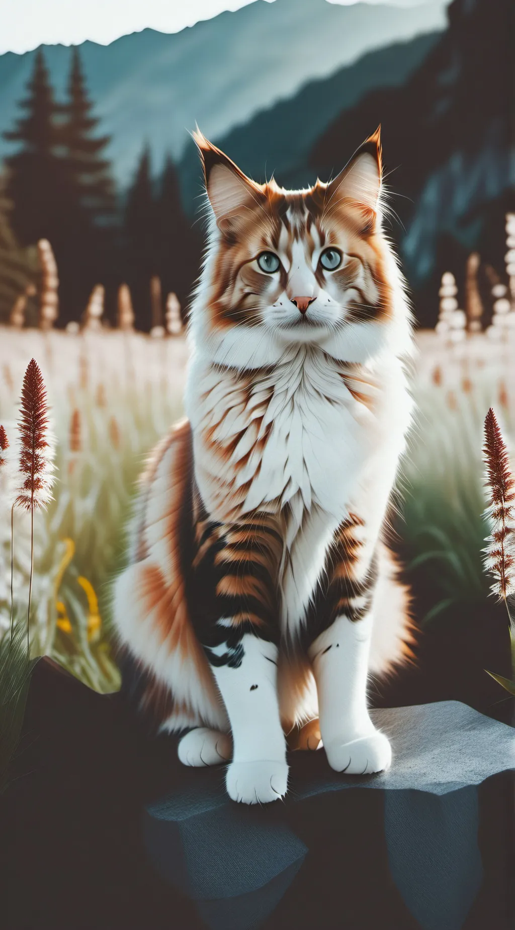 ai character: cat background
