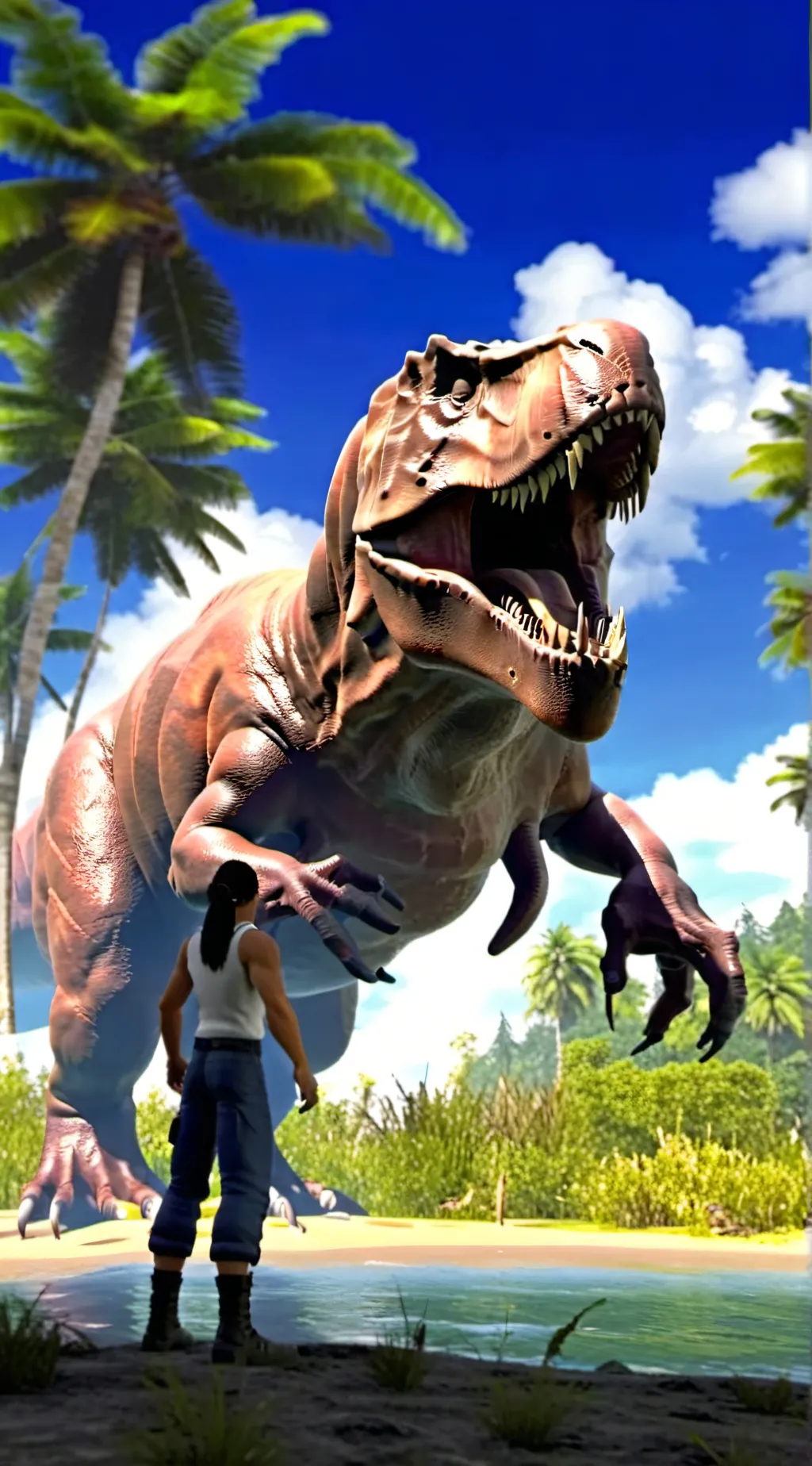 ai character: Trex background