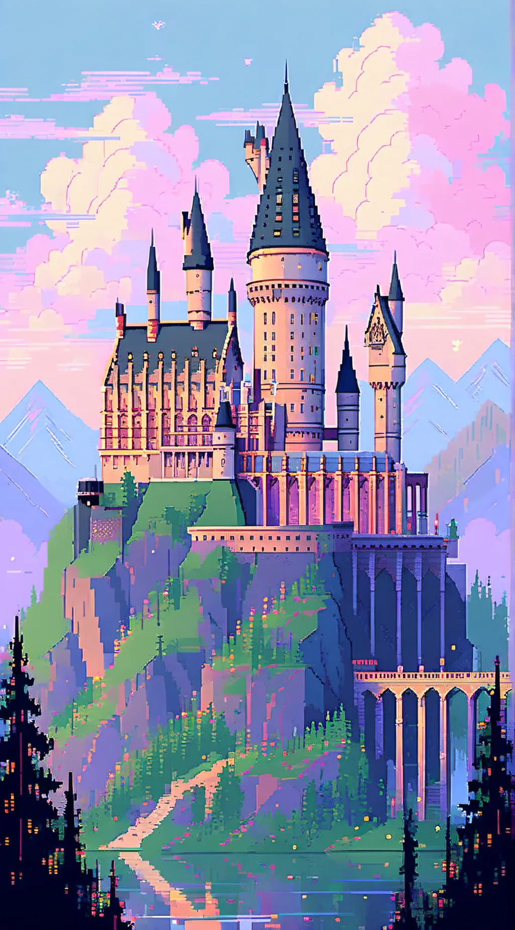 ai character: HOGWARTS!!!!!!! background