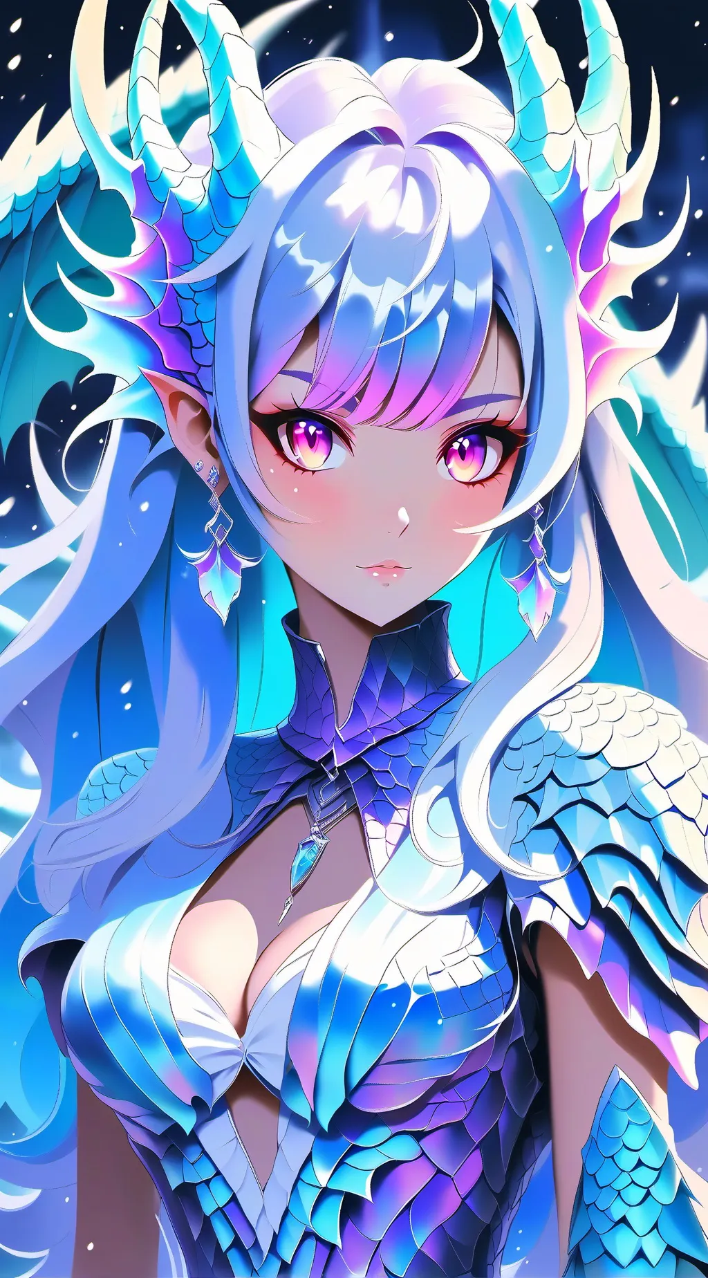 ai character: Luna background