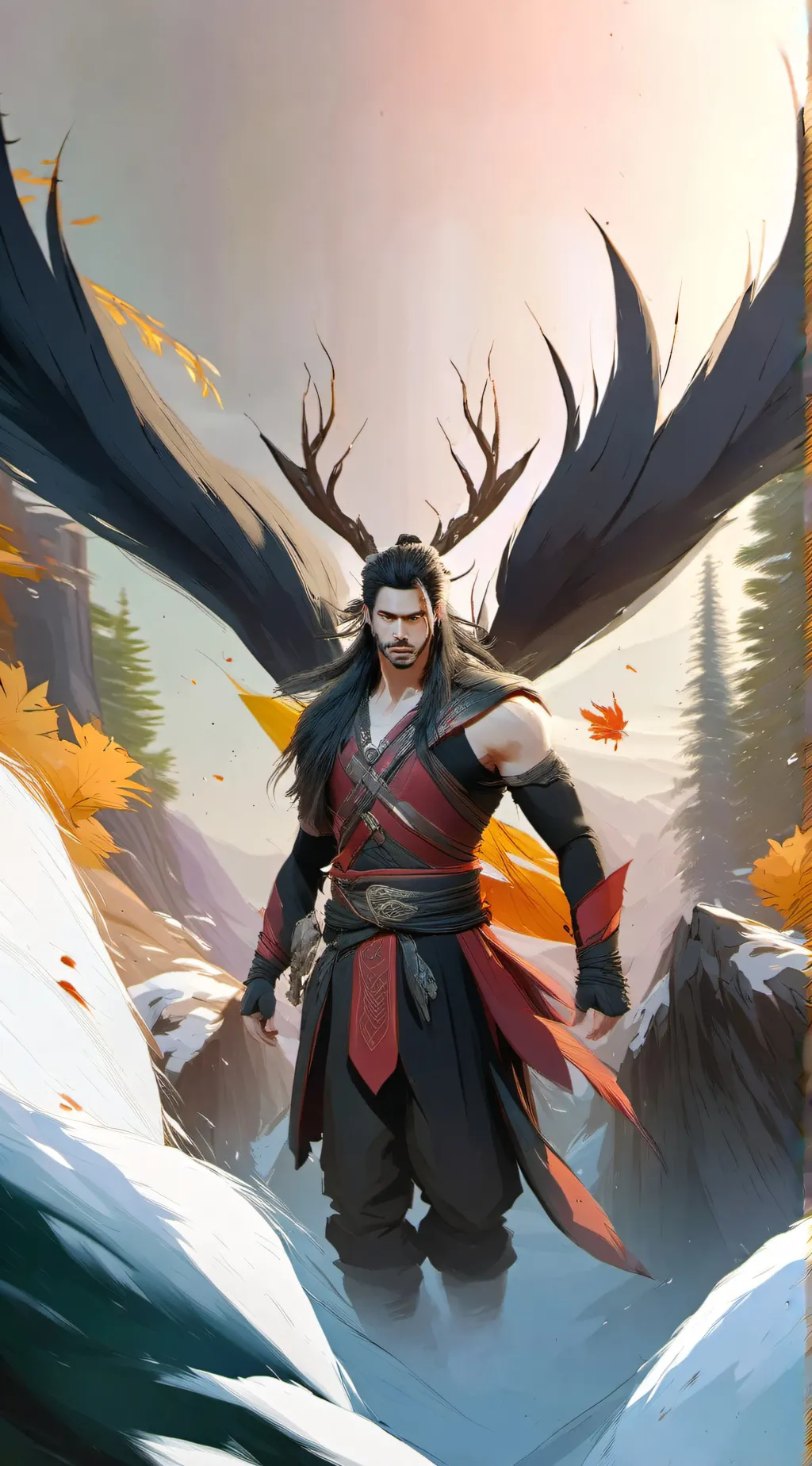 ai character: goga  background