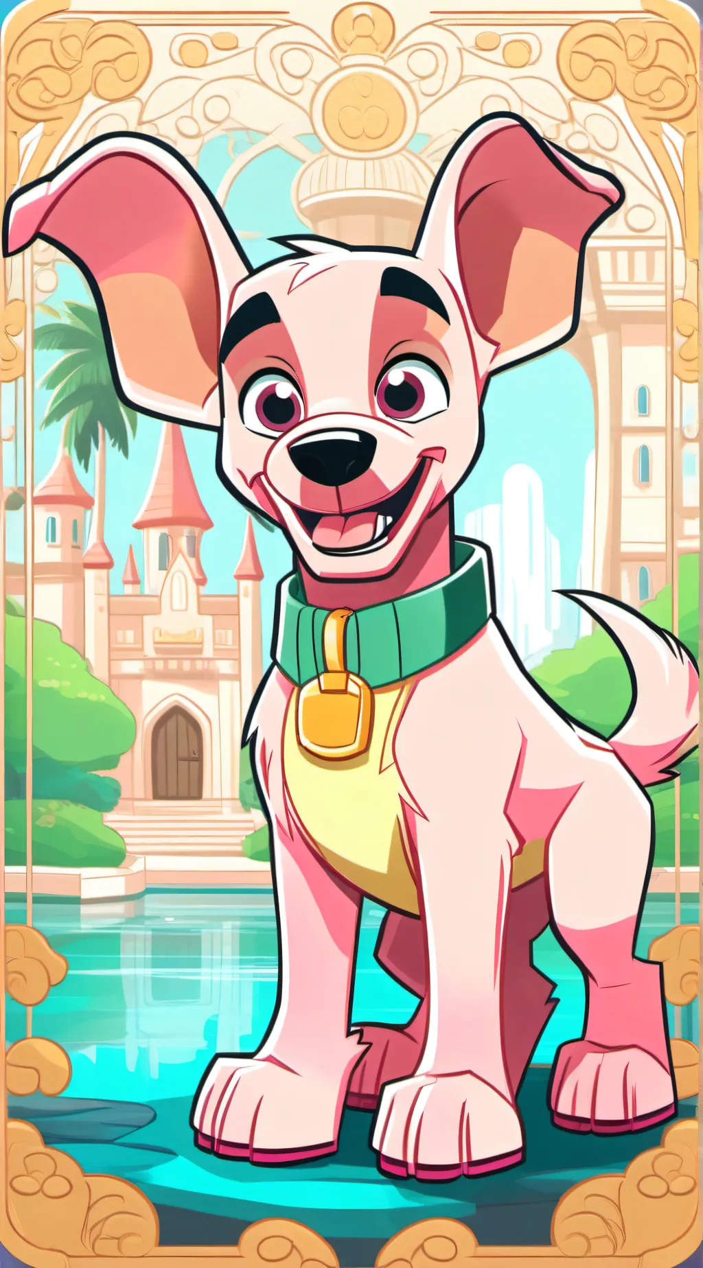 ai character: Pinky background