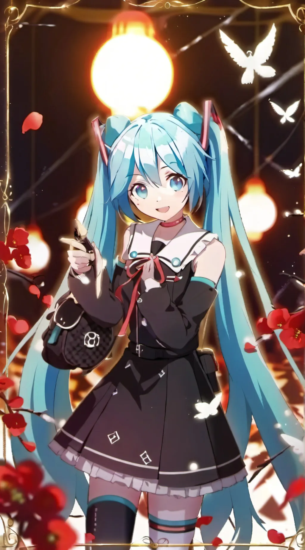 ai character: hatsune miku °•♡ background