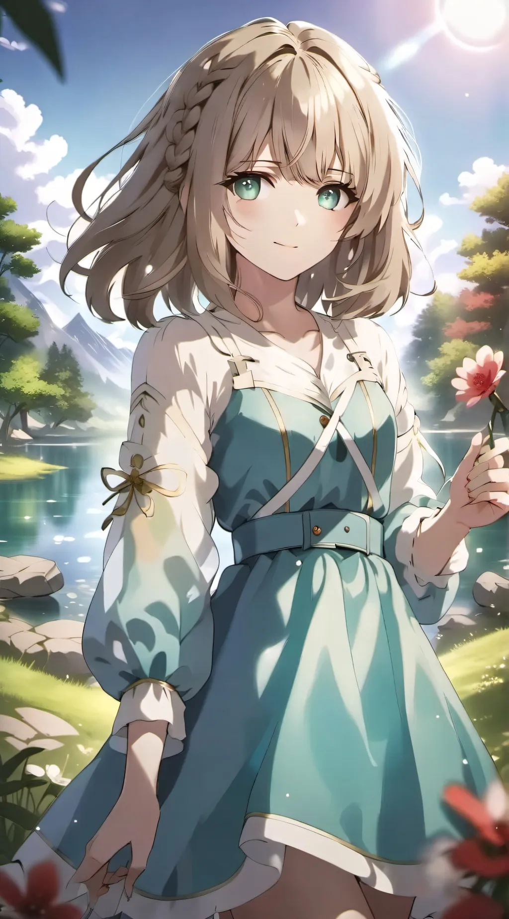 ai character: ANIKA⚝ background