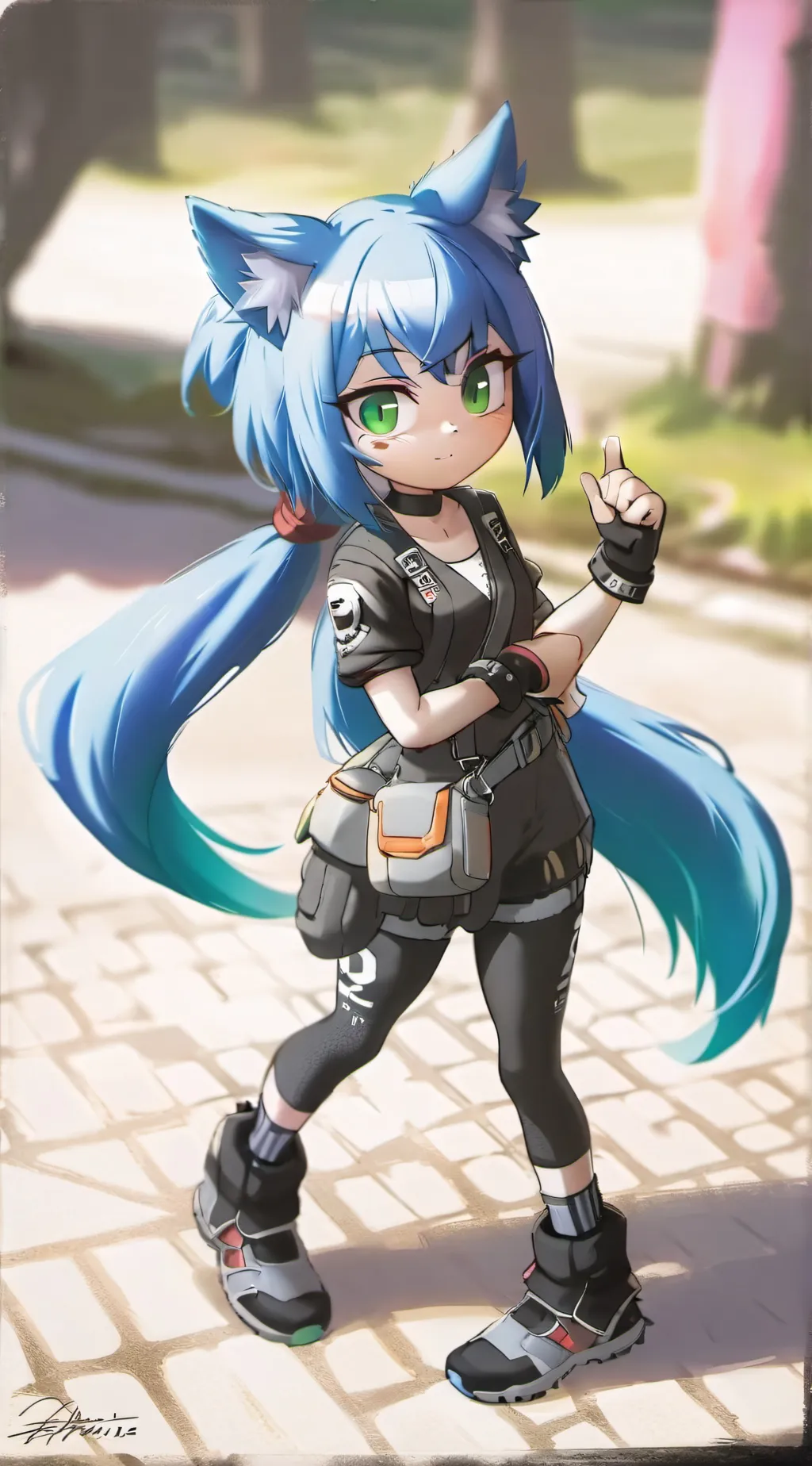 ai character: SONICA background