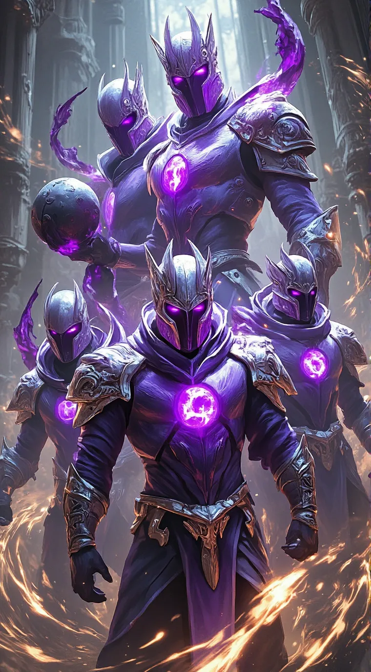 ai character: The 5 Guards(PR) background