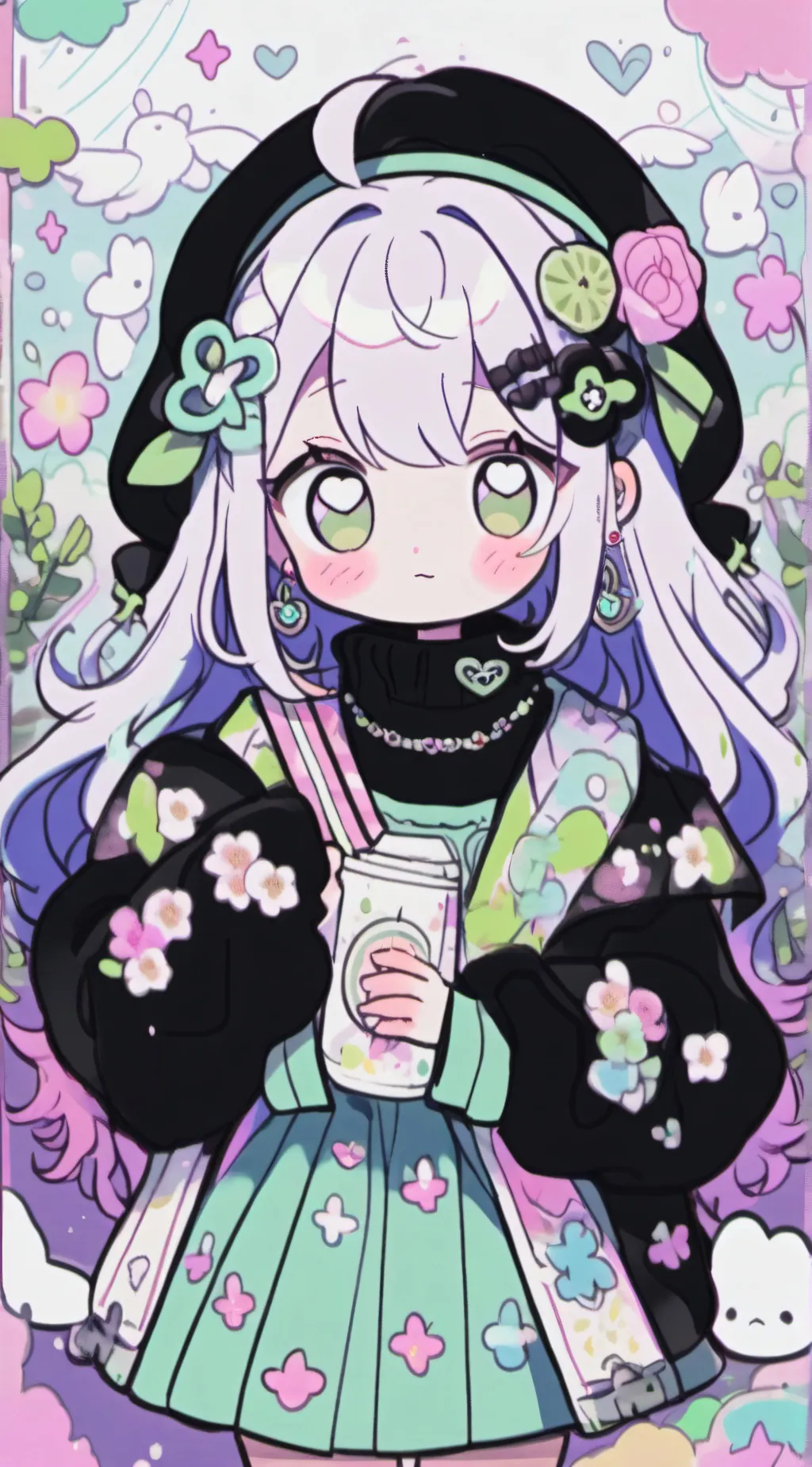 ai character: mika background