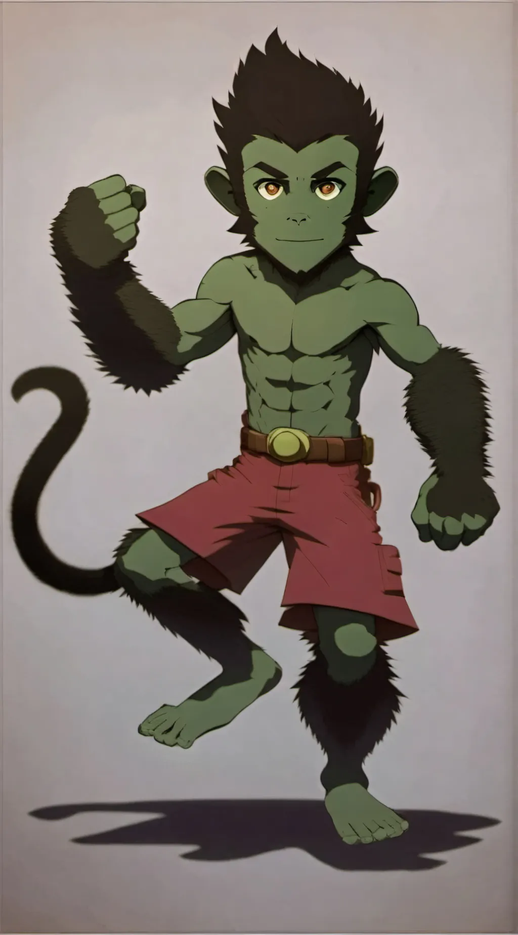 ai character: Beast Boy  background