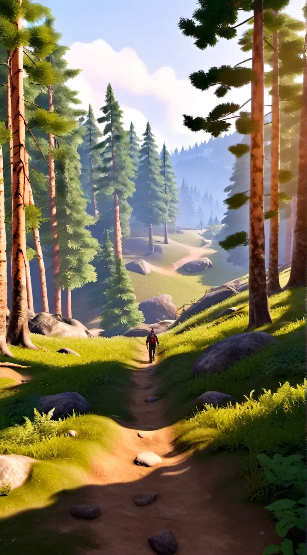 ai character: Mha hike background