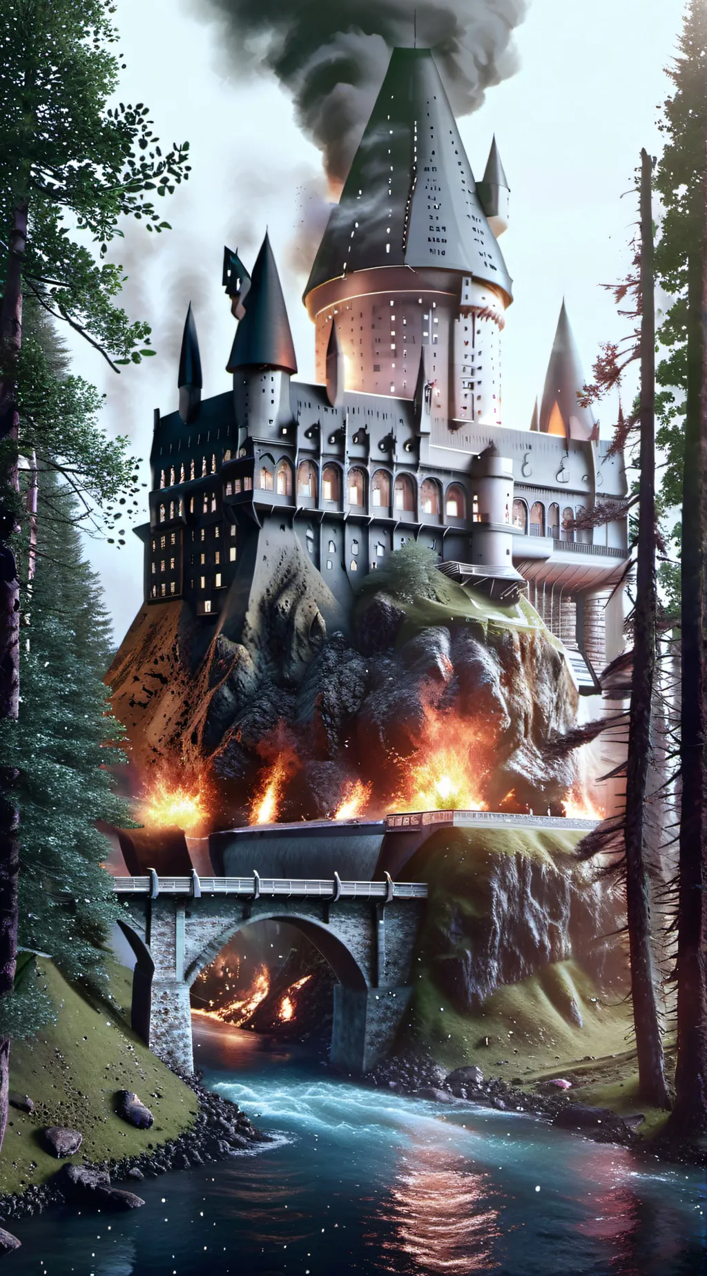 ai character: Hogwarts background