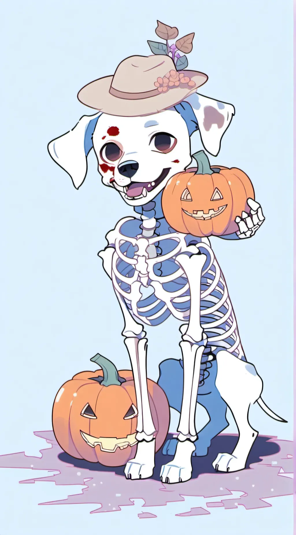ai character: Jack-o-pup.... background